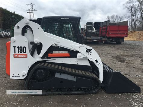 bobcat compact track loader t190|bobcat t190 skidsteer.